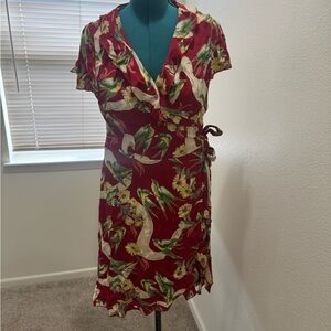 Dive Dollz floral wrap dress